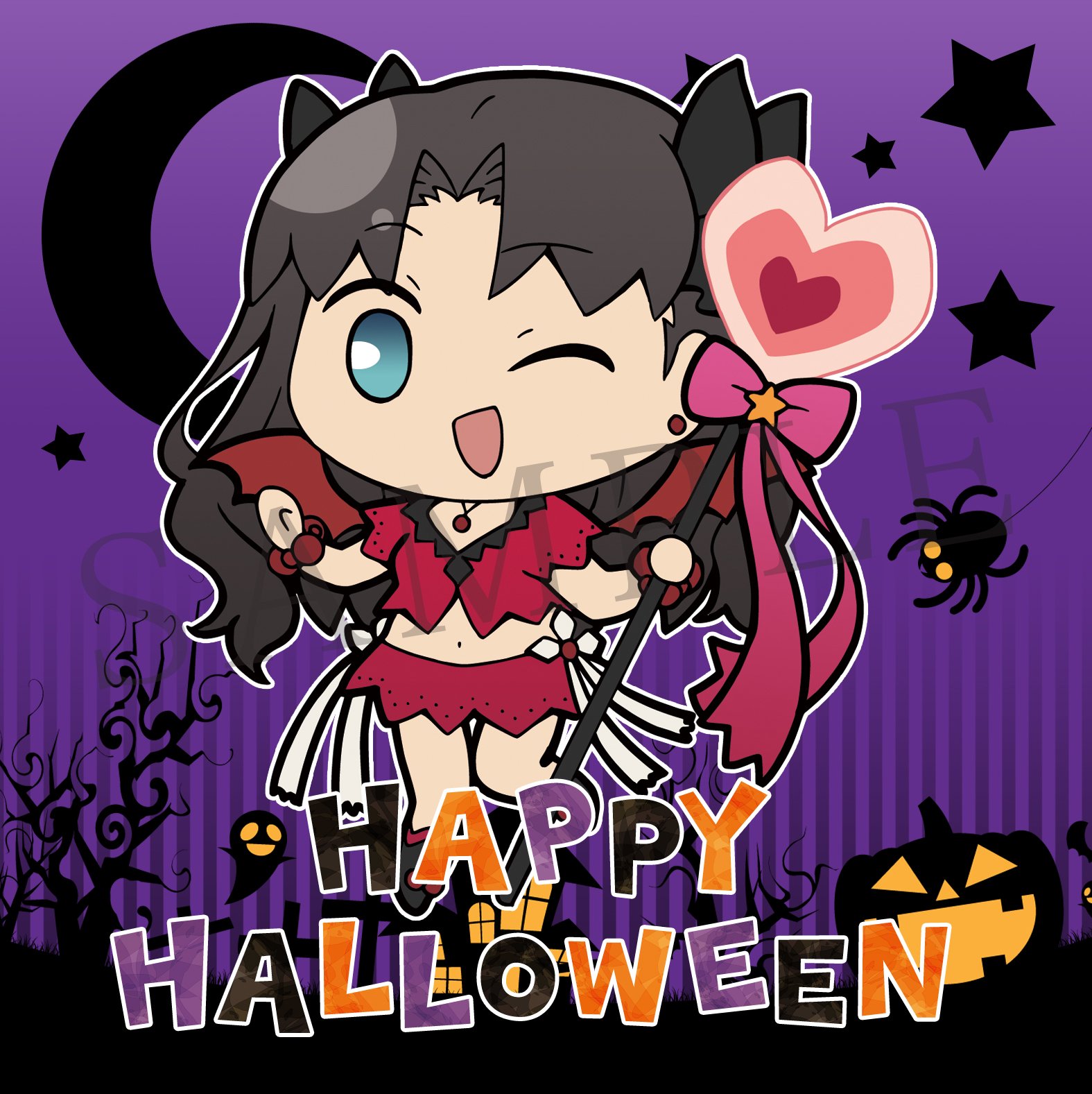 遠坂凛 バースデーイラスト　ufotable WEBSHOP限定　4種セット SPECIAL ｜ 劇場版「Fate/stay night[Heaven's Feel]」