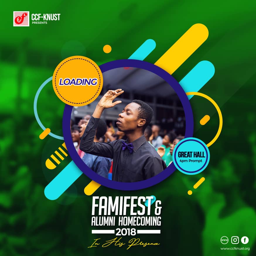 SelormTalented's tweet photo. ...#Famifest 2018 ...it's so much live and coloured coming on...at the Great hall ..Knust .. https://t.co/W7hVw22Kt9