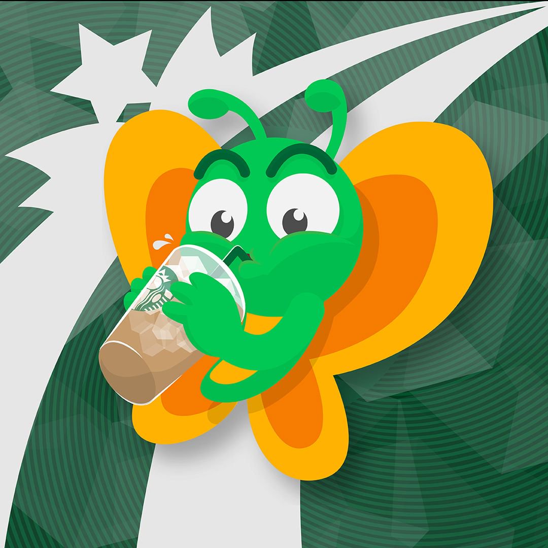 jassby_inc's tweet photo. Georgie is LIVING for Pumpkin Spiced Latte season! Use Jassby to buy one of @Starbucks' famous Pumpkin Spiced Lattes today! #PumpkinSpicedEverything https://t.co/CJzxXl9geg