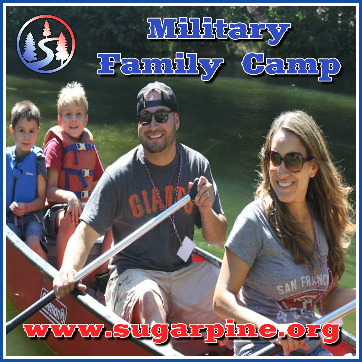SugarPineCC's tweet photo. We're just 2 weeks away from Sugar Pine's Annual Military Family Camp! We are excited to have Sugar Pine filled with Military Families. 

If you have a parent who is on active duty, your family can attend this camp  (Nov 9-11) free of charge.  

Register: https://t.co/xLdbe54m4g https://t.co/mDT8yWqmUY
