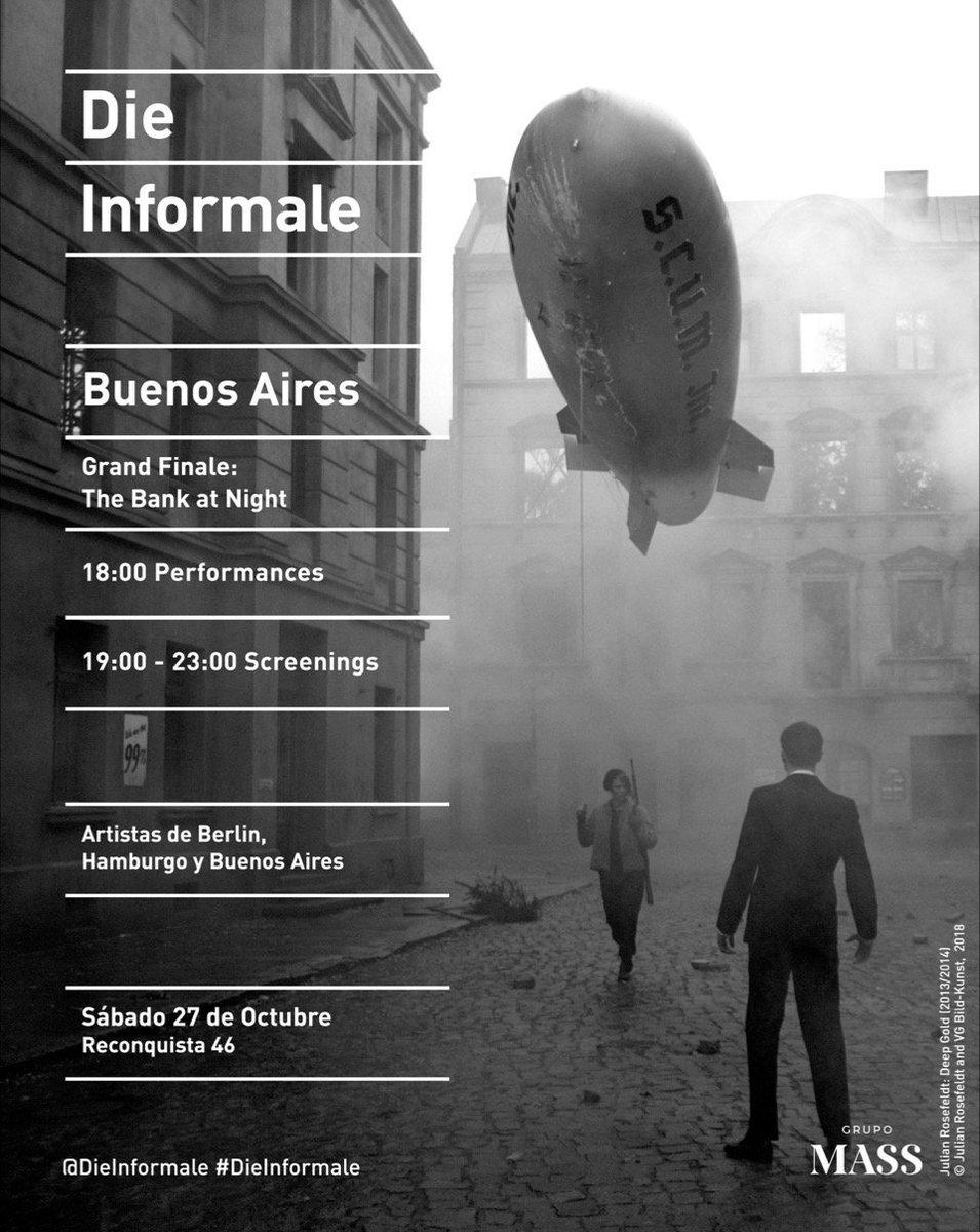 AlemaniaenArg's tweet photo. #DieInformale: #BuenosAires intervenida por artistas de #Berlín, #Hamburgo y porteños. Una piscina abandonada en el corazón de BsAs, una de las locaciones ocultas de La Informal. Hasta mañana 27/10 podés ver peculiares y creativos proyectos
#ubermut
https://t.co/D8jnLB5gwo https://t.co/eQK6pa1bce