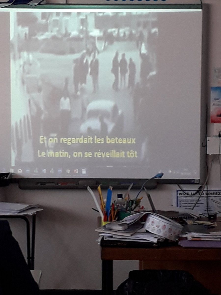 Year 11 practised the imperfect tense today and we listened to a song <a href="/MichelJonasz/">Michel Jonasz</a>. What a pleasure it was to listen to them sing along! @allsaintsccduk