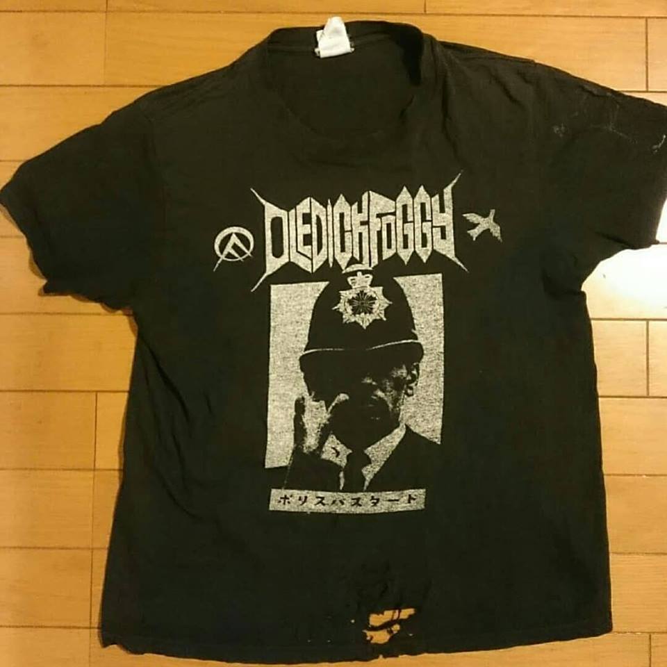 Age Factory 日比谷野外音楽堂 Tシャツ ブラック Lサイズ 7年前のOLEDICKFOGGY伊藤と私。当時私は43歳、伊藤32歳。なんか変わり