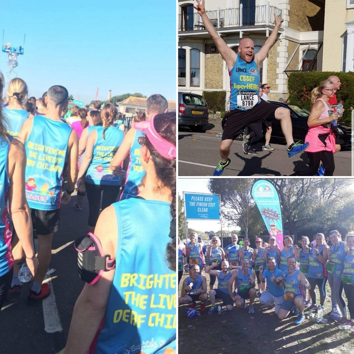charityclothing's tweet photo. Huge congratulations to the @Great_Run runners. A #seaofblue for @CSSEF Great job to the whole team! #cssef #greatsouthrun #runners https://t.co/1f7SngTF5a