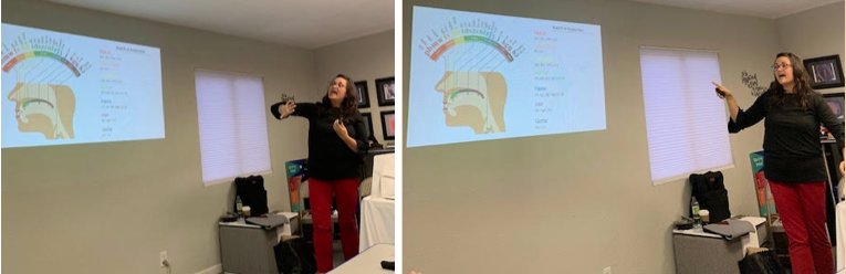 cwtherapy510's tweet image. 👏👏Thank you Jillian for an amazing training on how to differentially diagnose motor speech disorders, what to look for and what tests to use! This was SUPER helpful and we can’t wait for Part 2! #csha #slplife #asha #nationalnsslha #cwtherapy #slp #slpgradstudent #slpschoolslp