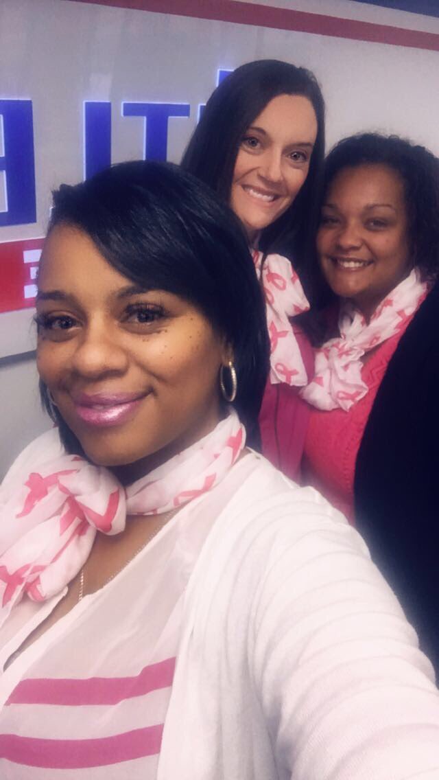 Team Centralia supporting the cause #TMXCares #ShowO #BreastCancerAwareness