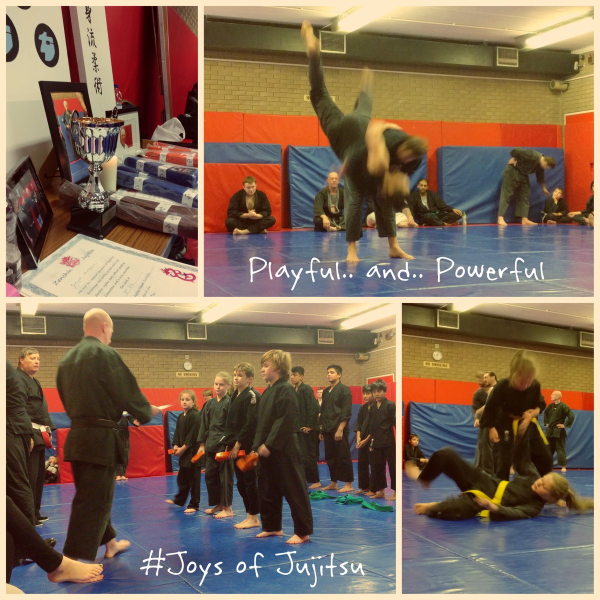 ZenshinJujitsu's tweet photo. A #playful and #powerful way to kick-start #halfterm! Join us for a #free friendly taster session @SportCdale this weekend. All ages and abilities are welcomed :) #JoysofJujitsu
#weekend #Calderdale #selfdefence #FitnessMotivation #Halloween #October https://t.co/xeSULUdr6L