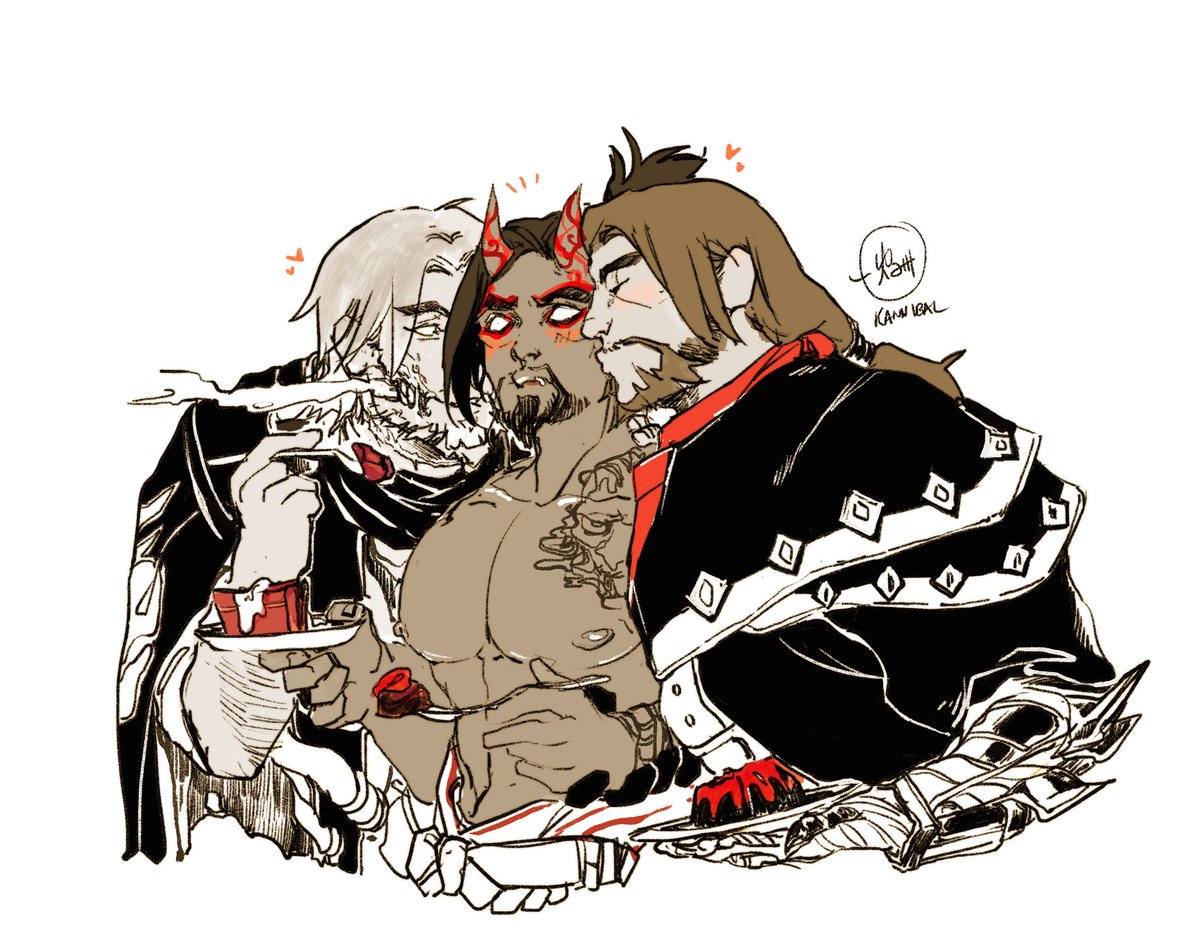 kannibal's tweet photo. Perhaps, two cakes this year. One to take home, and one for a snack.
#mchanzo #onihanzo #undeadmccree #huntermccree #mccree https://t.co/FP5mly6k90