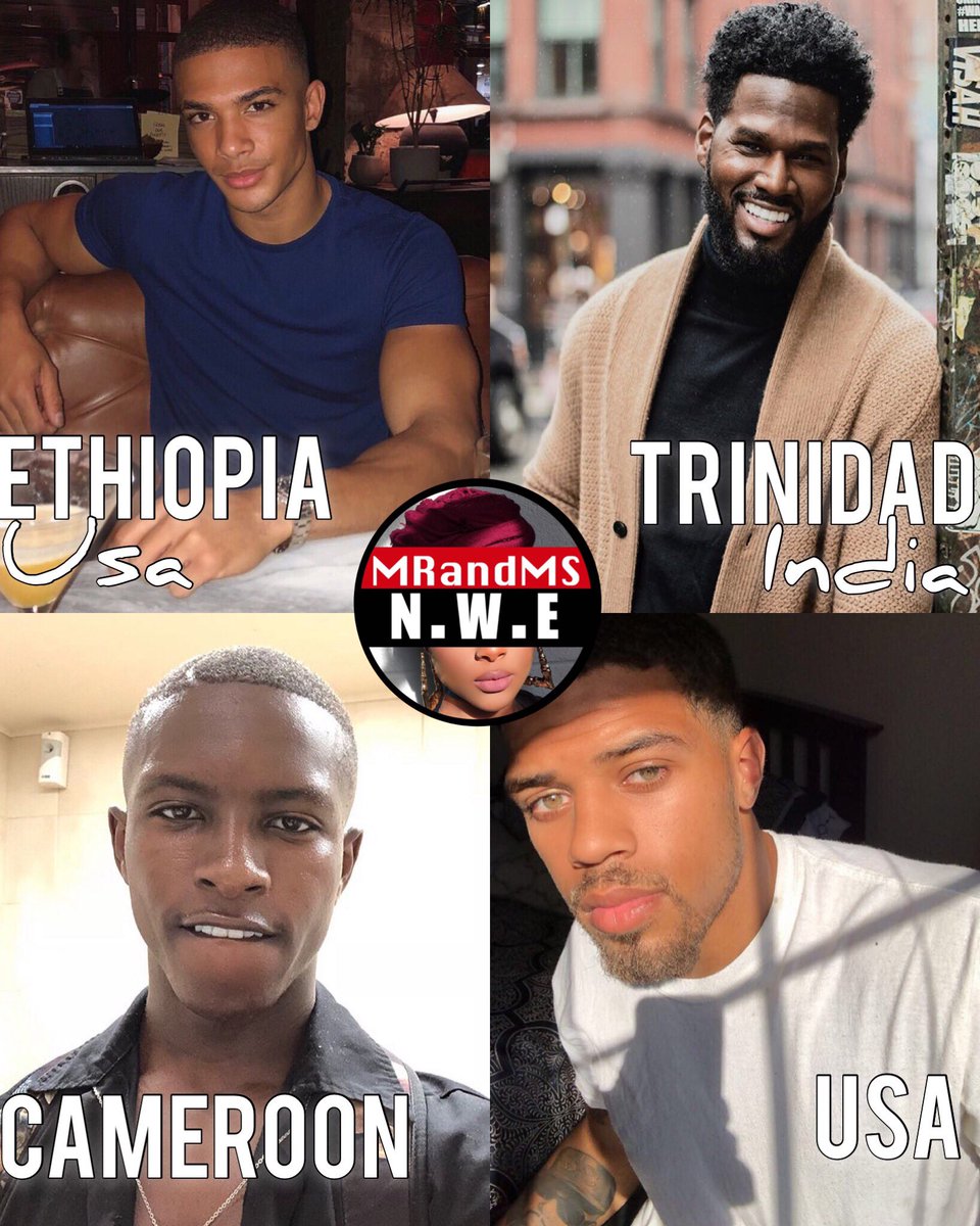 MrandMsNWE's tweet photo. Who is #MisterNWE ? - ETHIOPIA 🇪🇹 // TRINIDAD 🇹🇹 // CAMEROON 🇨🇲 // USA 🇺🇸 https://t.co/BA73twaV0X