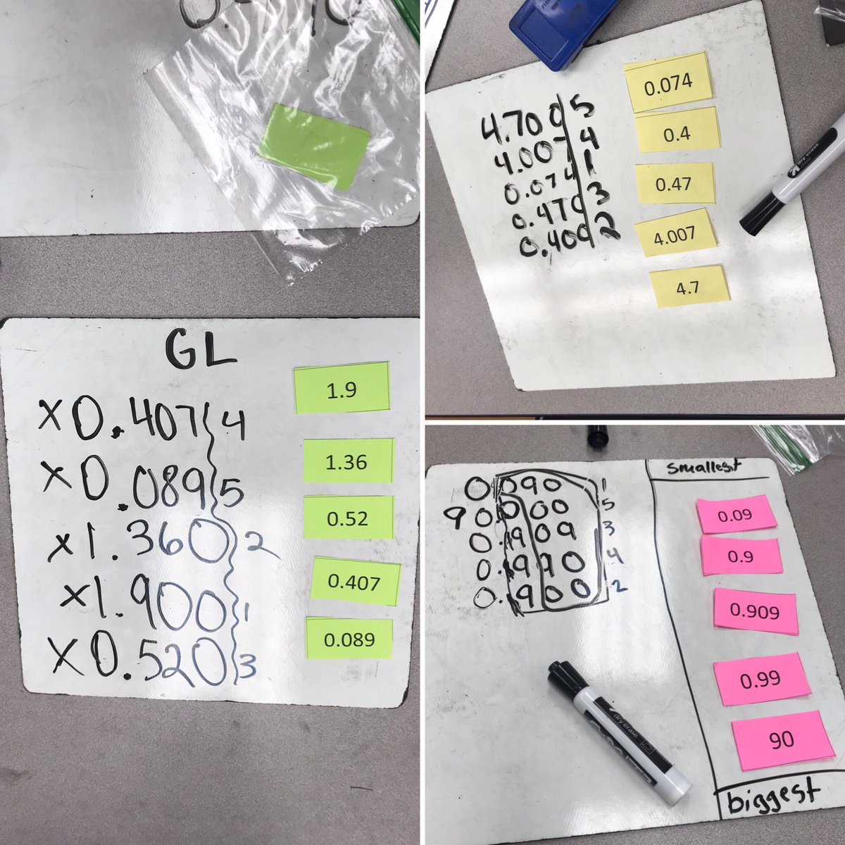 MathUpToParr's tweet image. Some days math takes a lot of extra hard work and persistence. Today was one of those days. Proud of all my fourth graders for trying and then trying again to learn how to order decimals! #TCMsoars #reinvestLCS