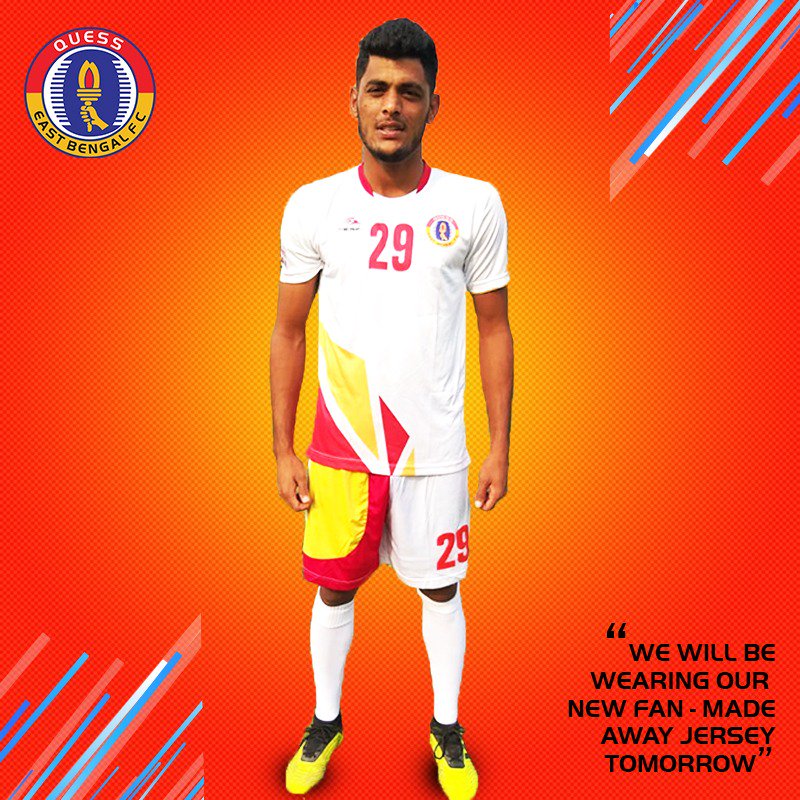 quess east bengal jersey