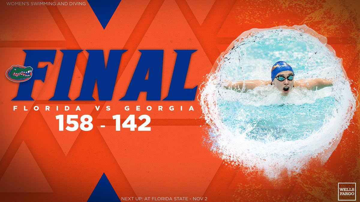 For the first time since the 1993-94 season, No. 10 Florida defeats No. 11 Georgia on the road in Athens.

#SECSD #GoGators 🐊🏊‍♀️🔥🔥🔥🔥🔥