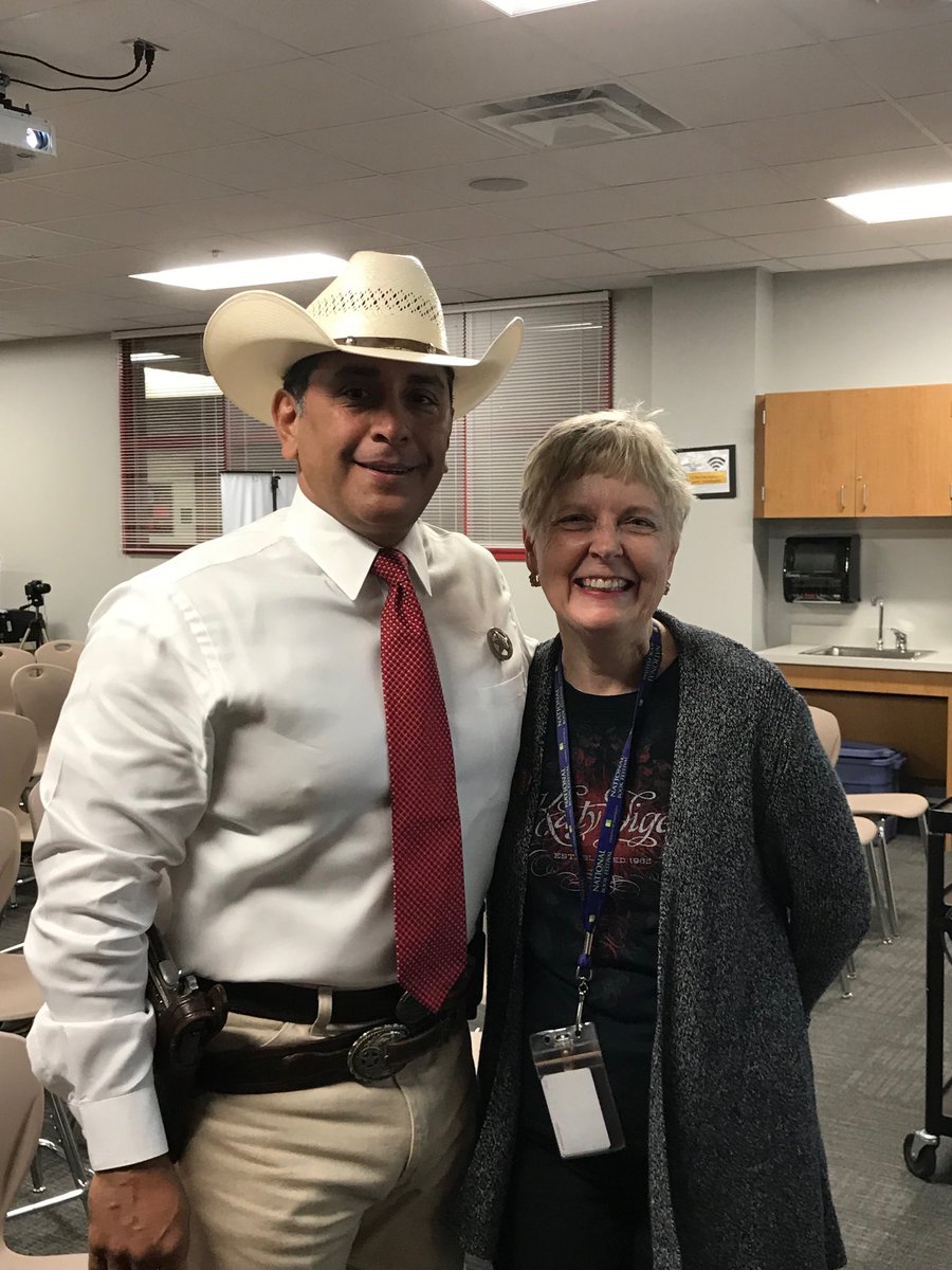 Officer Luna of the Texas Rangers is at KJH today.  He is sharing his story with our 7th graders #kjhpride