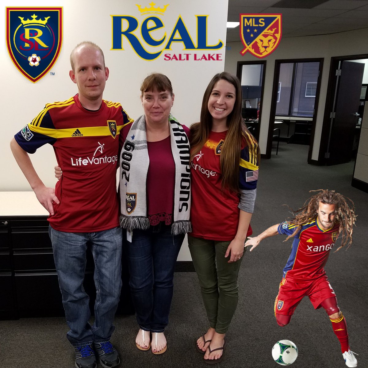 shirtdayfridays's tweet photo. #shirtdayfridays #shirtdays #rslshirtday #rslday #rsl @realsaltlake #realsaltlakeday #realsaltlakeshirtday #Believe #claretandcobalt #claret #colbalt @lifevantage #soccer #mls @KyleBeckerman #mlssoccer @mls #shirtdays2016 8-26-16 https://t.co/z06isNVXW0