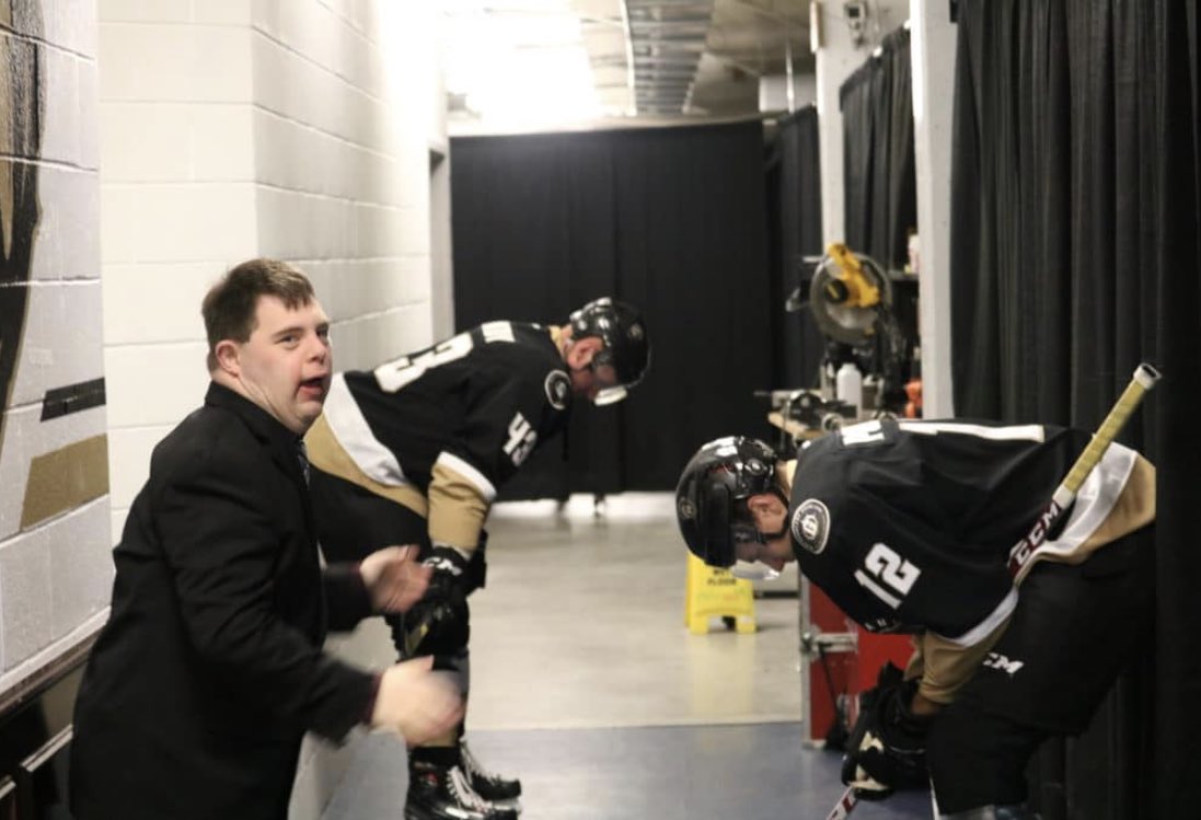 Scott Wheeler on Twitter "Meet Andrew Abbott, hockey celebrity, world