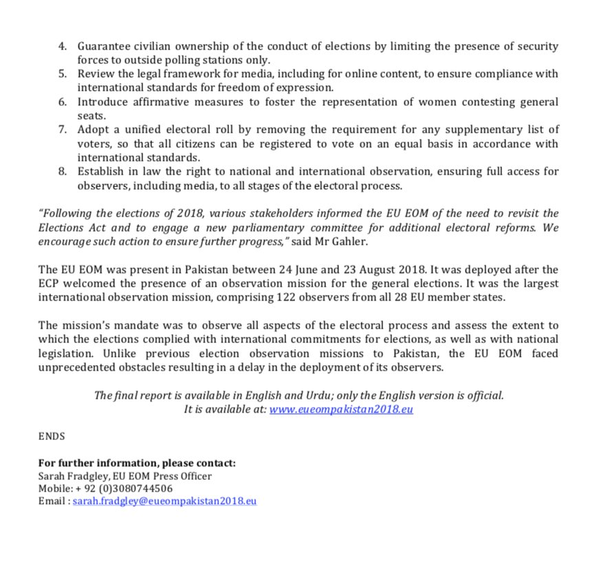 EUEOMPakistan2018 tweet media