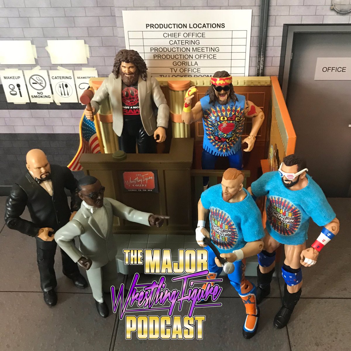 DOWNLOAD THIS WEEK’S #MAJORWFPOD! @TheCurtHawkins & @ZackRyder finally take @BillMiekina to #TheWrestlingFigureCourt and @RealMickFoley is the judge! #DUDEGATE Follow & RT to win one of these prizes!!! There will be 4 winners!