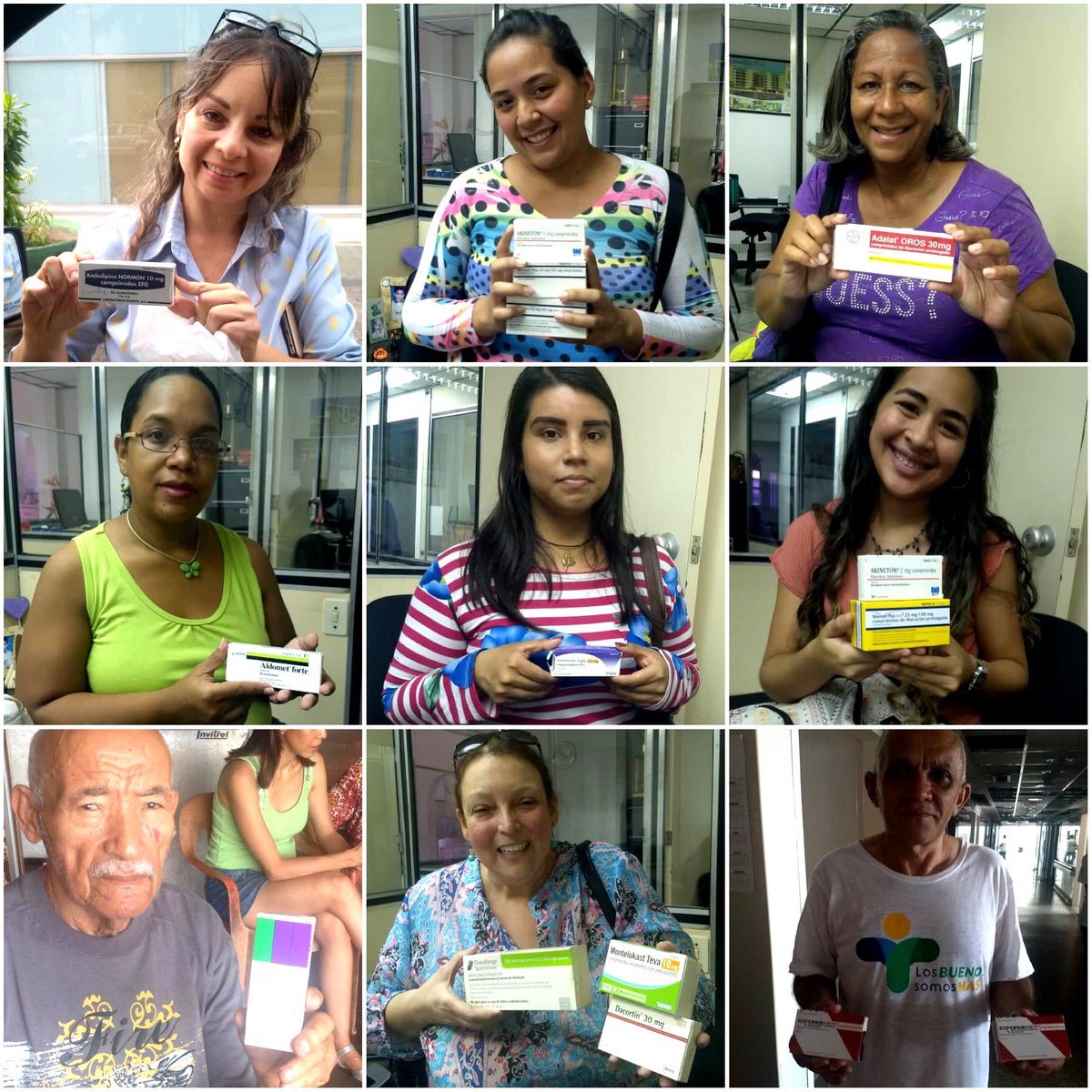 Nos encanta poder compartir con ustedes  los resultados de nuestro trabajo voluntario
Todos ellos recibieron los medicamentos que no podían conseguir o costear en #Venezuela 
Siempre vale la pena seguir adelante cuando empleamos nuestro tiempo en ayudar a los demás
#sosvenezuela