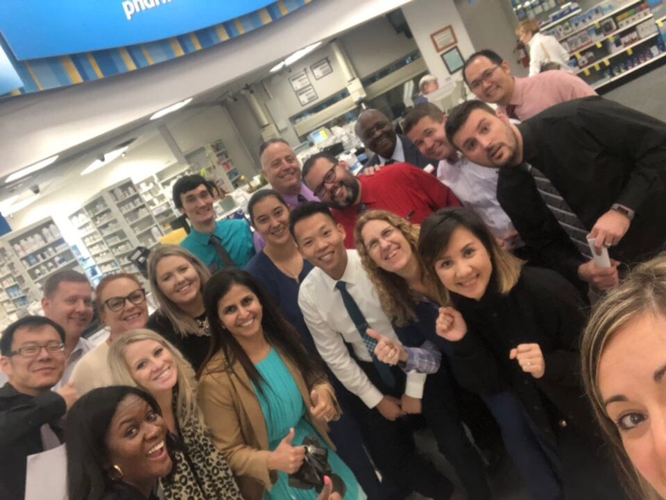 SM Adam, PM Hyun, and DL Andrea showing all of us how it’s done in the number 1 myPatient Care store in the chain, 6786 in Fort Worth!