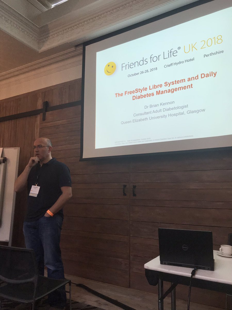 Dr Brian Kennon leading the 3rd focus group on <a href="/FreeStyleLibre/">FreeStyle Libre</a> #FFLUK2018 #FFLUK18 #libre #freestylelibre  #GBdoc #T1D #GoodCrieff