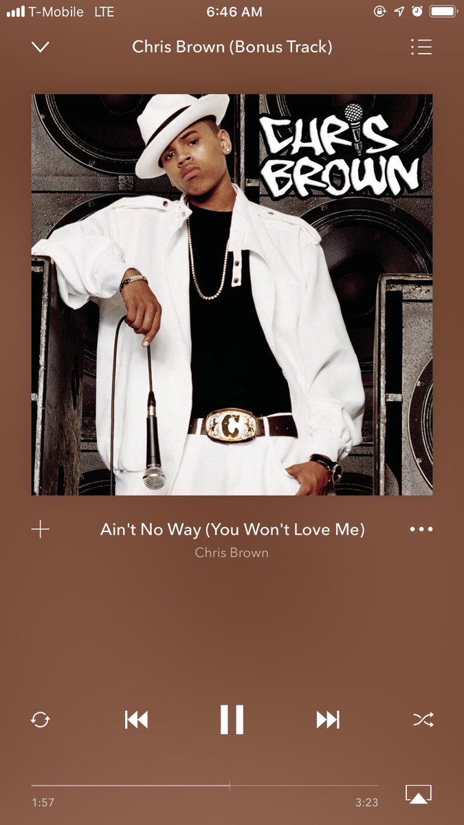 View Chris Brown First Album Background
