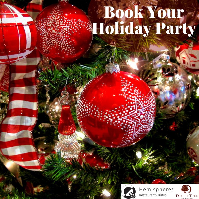 DoubleTreeYTO's tweet image. Have you booked your Holiday Party?
With our beautiful ballrooms and @Hemispheres108 
Big or small, we do it all!