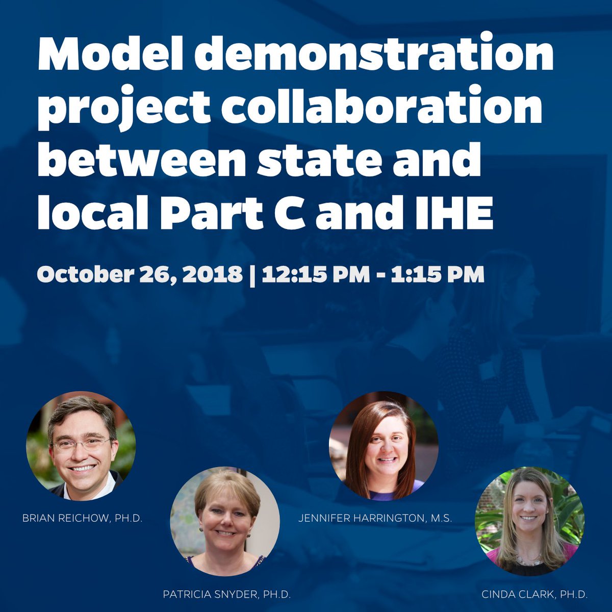 cindalclark's tweet photo. Looking forward to sharing more about our collaborative Part C work in Florida focused on supporting provider implementation of practices that enhance the capacity of families! @AZ_CEECS @UF_COE #DEC2018Conference https://t.co/JWxg1gj1vU