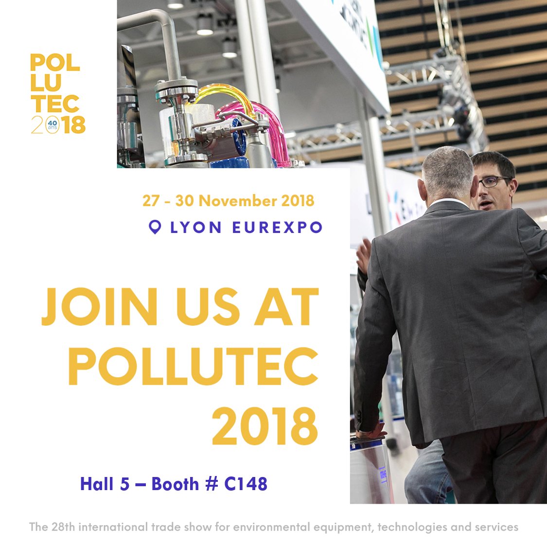 J-30 avant #Pollutec2018 !
Only one month before #Pollutec2018 !

Our team of experts is waiting for you Hall 5 Booth C148 to show our latest innovations, dedicated to water quality control and analysis.