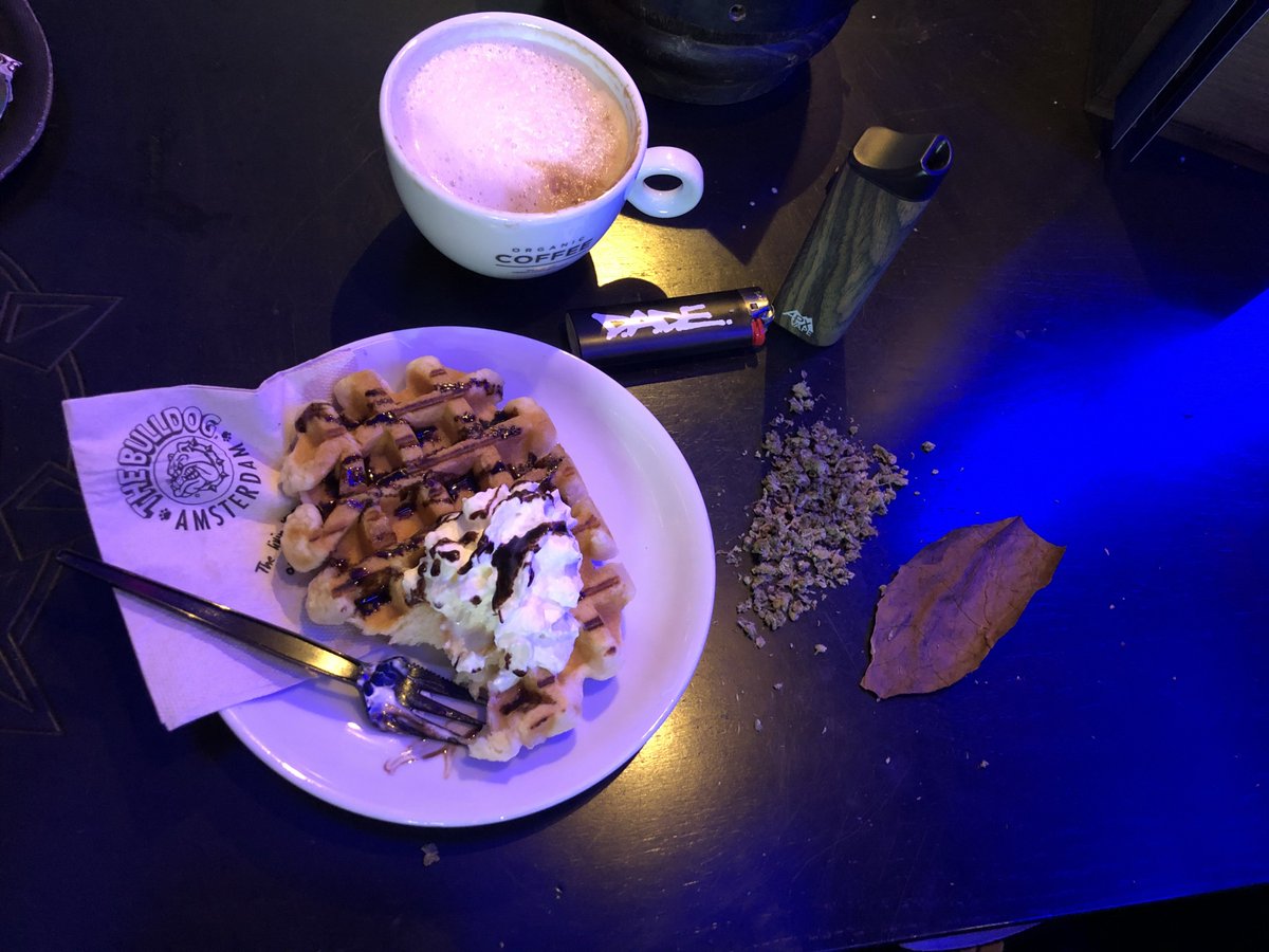 PulsarShopHQ's tweet photo. Quick stop in Amsterdam at The Bulldog Amsterdam for a recharge. Cannafest HERE WE COME!!!!
.
.
.
.
.
#Amsterdam #EnjoyHigherCulture #Cannafest #pulsarAPX #APXvape #pulsarAPXvape #APXfamily #coffee #rolling #blunts #pulsarvaporizers #thebulldog #bulldog #PragueBound https://t.co/dgcq5jviGM