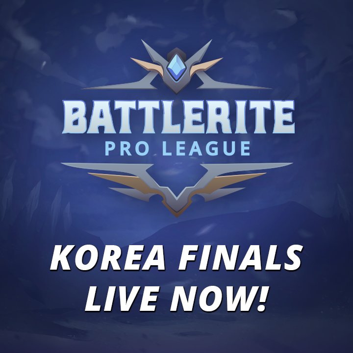 The BPL Korea Season 3 Finals are live now! Tune in to watch the best of South Korea duke it out!

twitch.tv/battlerite