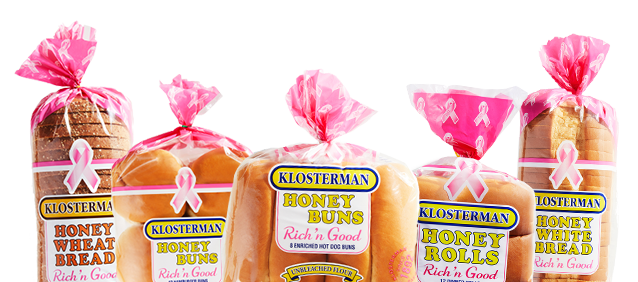 klostermanbread's tweet photo. This #weekend, while visiting your favorite Kroger, be sure to pick up one of our specially marked #Pink Loaves that help us support the cause of Pink Ribbon Girls! #PinkWithAPurpose https://t.co/7pBmYqPvVb