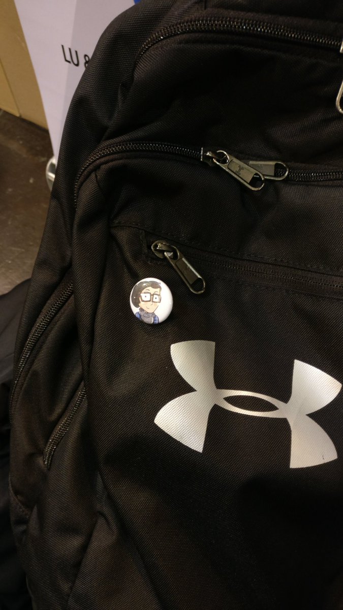 On the hunt for a Timmy badge to replace the one tragically lost in travels since UK expo, I hope he's happy wherever he ended up. Still got this at least! @actualol