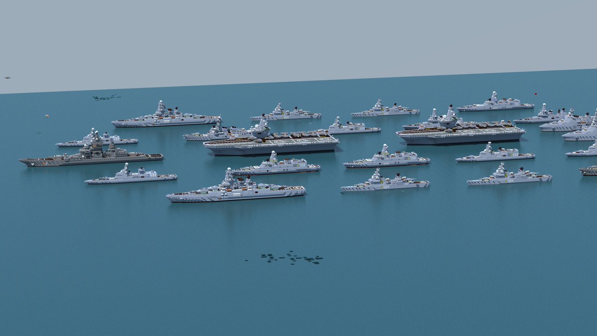 ジーニアス 名は体を表さない 出港する大艦隊 Wiki茶番推進委員会における企画 大匠戦争 において 隣国からの侵攻を受けた親自由主義陣営の友邦を 救援するために出撃するクラフタリア艦隊の雄姿 Minecraft軍事部