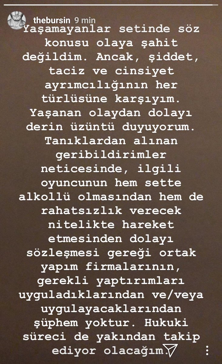 _yakindx's tweet photo. Las declaraciones de los actores de #yaşamayanlar por el tema de acoso hacia la actriz #ElitIscan https://t.co/WrFnmFVx6R