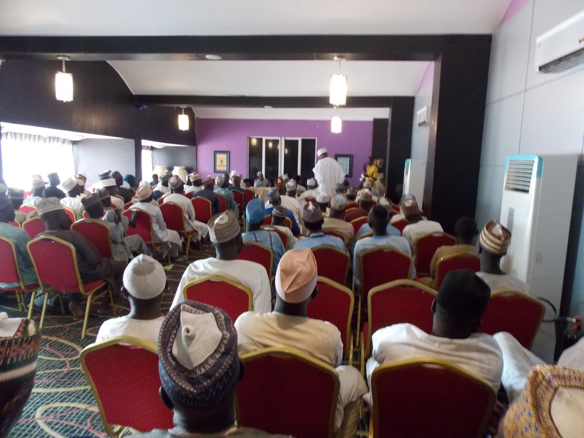 dagkano's tweet photo. Townhall Meeting with Party Wards and local Government Chairmen with Religious Leaders in other to support women participation in Representative position @shecanlead @VoteWomenNG @womenfundng @sheImpactNg @mmsyakasai https://t.co/NW2w1ZdiC7