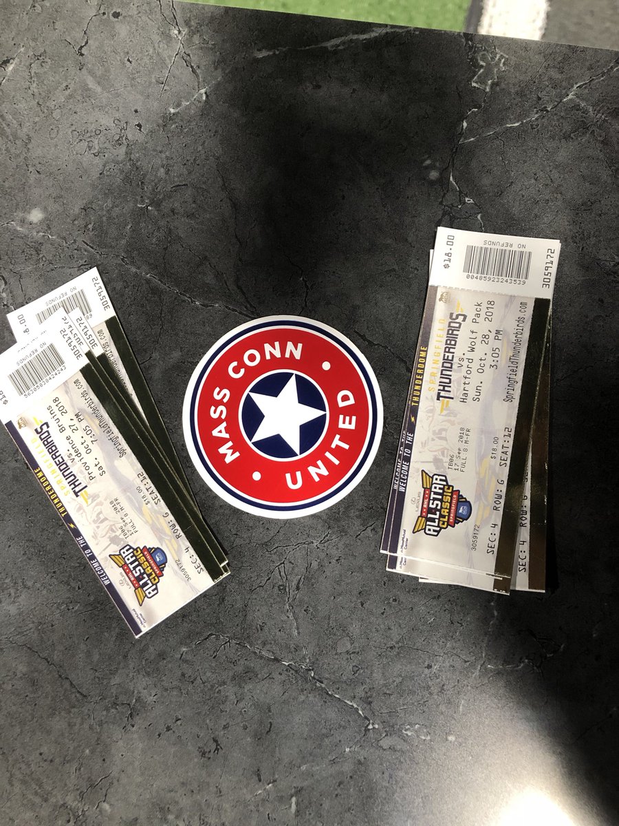 We have 4 tickets to each of the Thunderbirds game this weekend. Saturday is Providence Bruins and Sunday is Hartford Wolfpack. Call if you would like them.