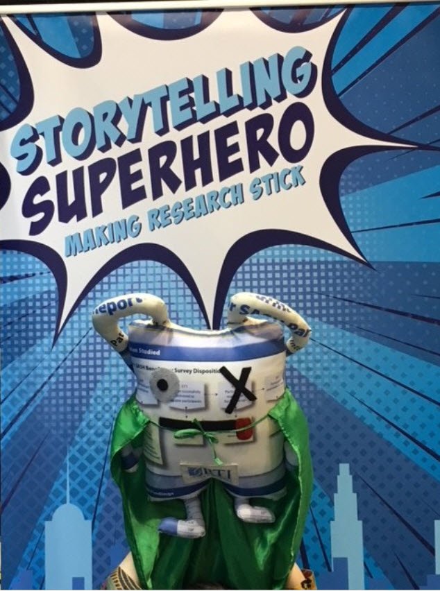 AcademyHealth's tweet photo. New on our blog, AcademyHealth organizational affiliate @RTI_Intl guest post, "Be a Storytelling Superhero Because #EvidenceMatters" https://t.co/G7B1HtkjaO https://t.co/8aOUFhCYAn
