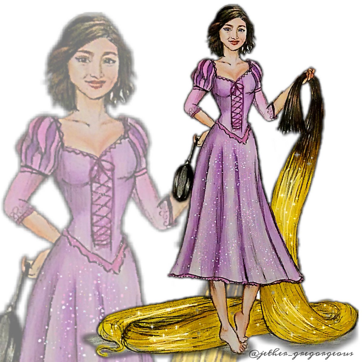 pics Rapunzel Disney Princess Drawing With Colour art artsy sketch drawing disney