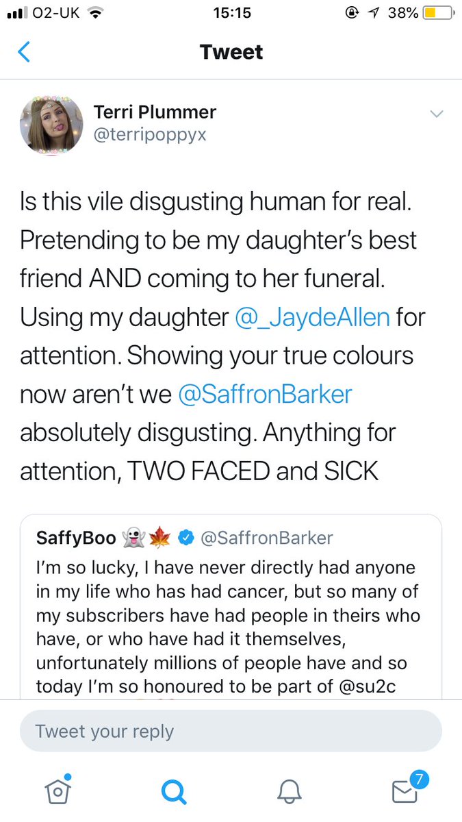Saffron doesn’t seem to be helping herself right now.
Most videos people create on Saffron aren’t ‘hate’, we simply want to give you advice but then your friends come out &amp; make out you’re perfect and don’t make mistakes.

We ALL make mistakes in life, we live &amp; learn from them.