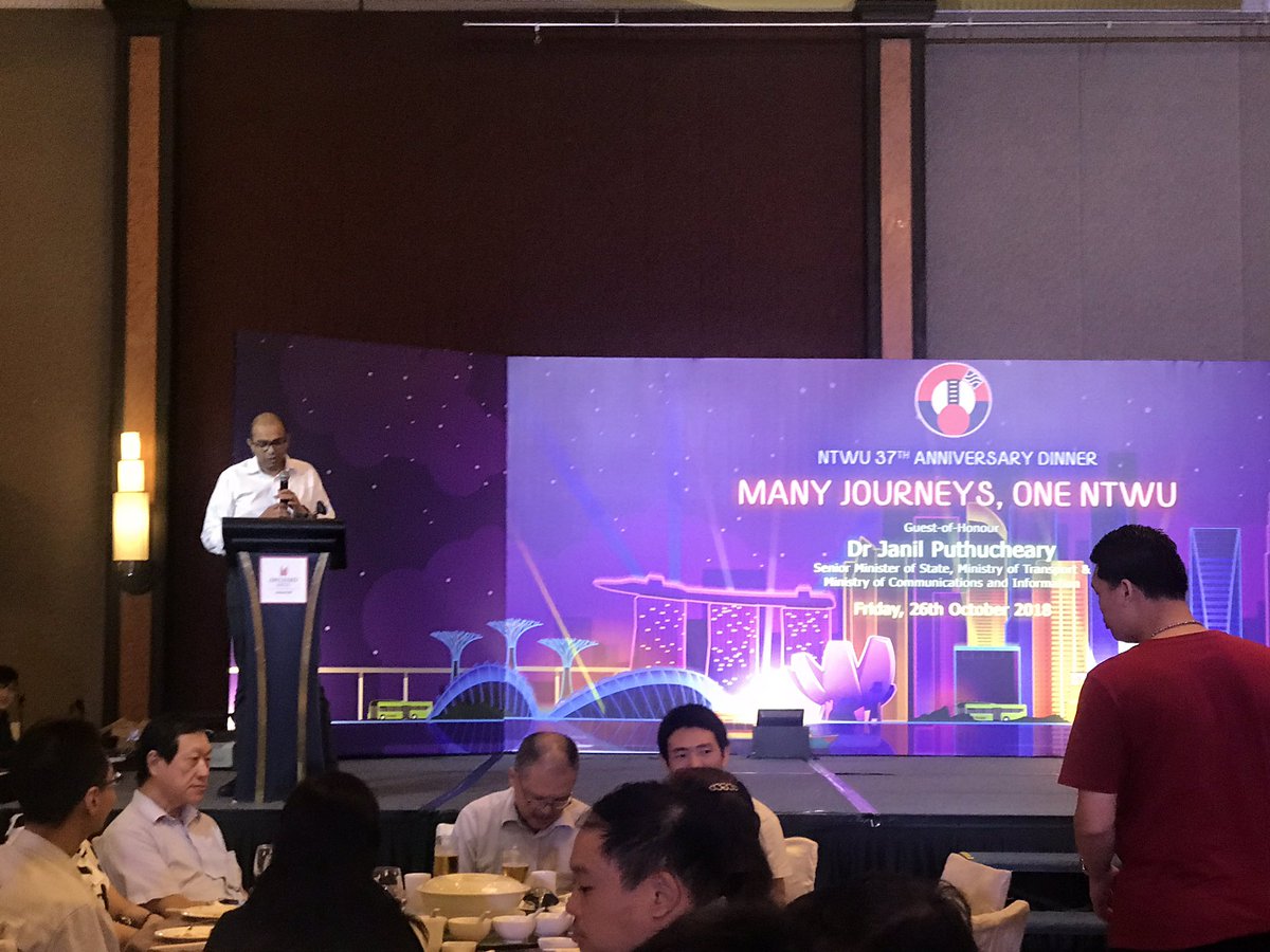 andyedwards84's tweet photo. #NTWU 37th Anniversary Dinner tonight with @GoAheadSG bus captain colleagues. https://t.co/OoOmDUcNIQ