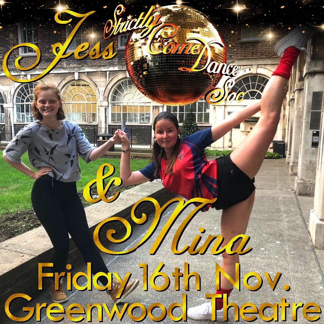 Meet your second Strictly 2018 couple Jess &amp; Mina from <a href="/KCLWRFC/">King's Women's Rugby</a>! They're ready to take to Greenwood swingin', will they reign as champions? Find out on November 16th! Tickets are out on November 2nd, keep your eyes peeled! #kclstrictly2018