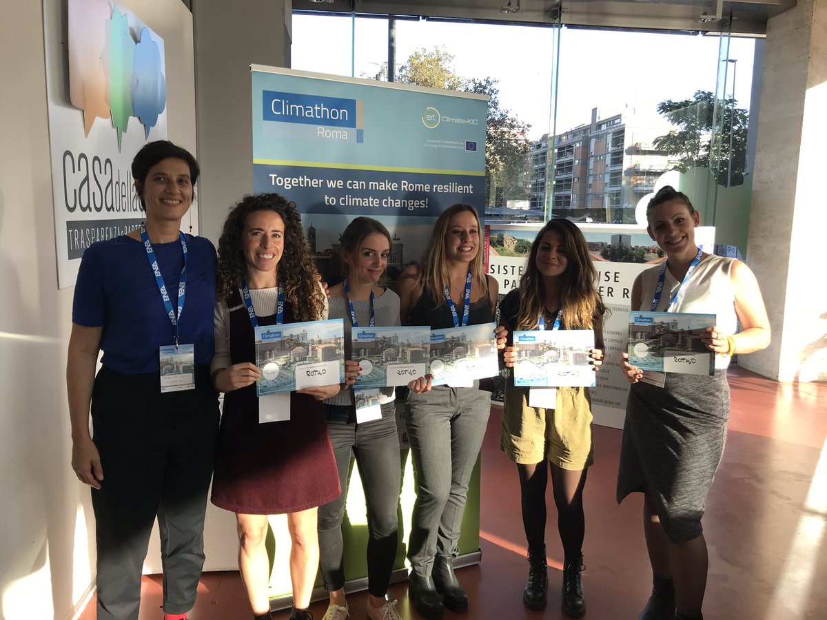 #Roma after 24 hours of exciting brainstorming has its Team winner : Roth2o @GlobalClimathon #Climathon #ClimateKIC @twittitrentatre @pamr83 @ENEAOfficial @e_geos @LazioInnova @bopensolutions @RomaStartup