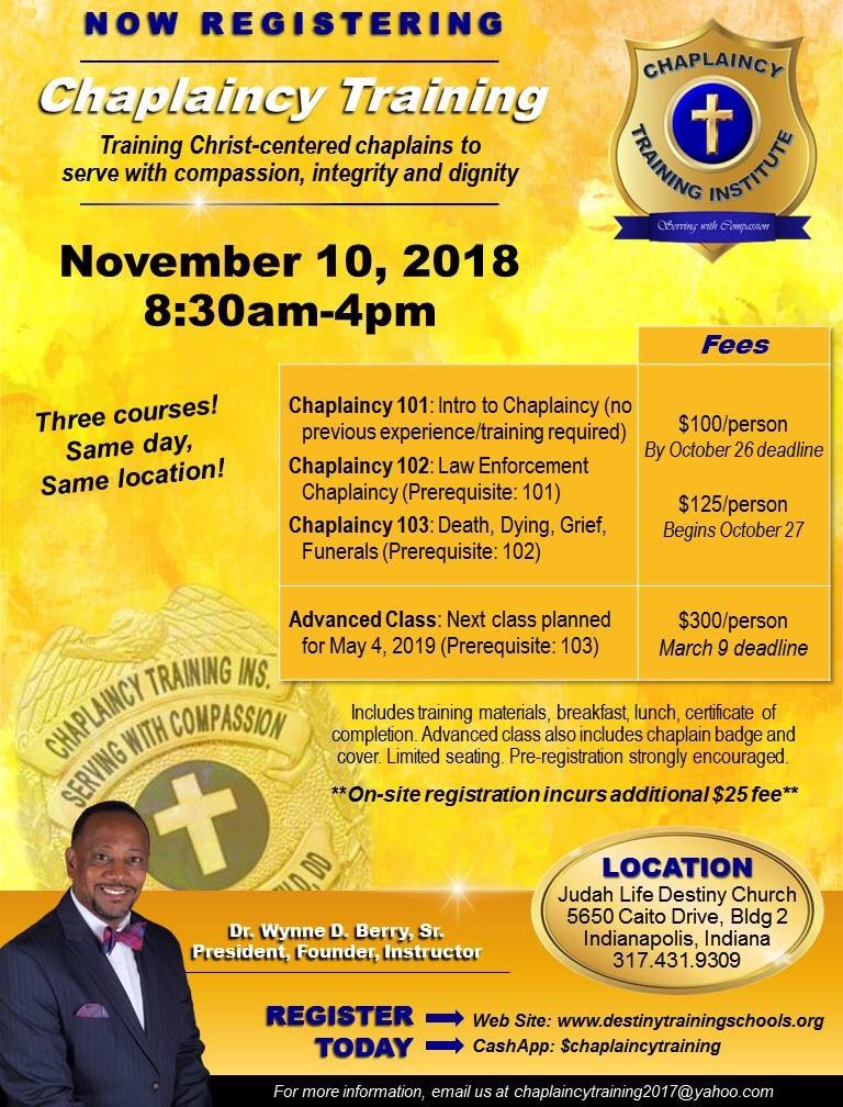 Judahlife's tweet photo. Last day of Pre-registration for our Saturday, November 10th class. Learn how to minister to those that are in extreme crisis. 

#CTI #ServingwithCompassion #MarketPlaceMinistry #KINGdomExpansion https://t.co/sT4KWS5oZF