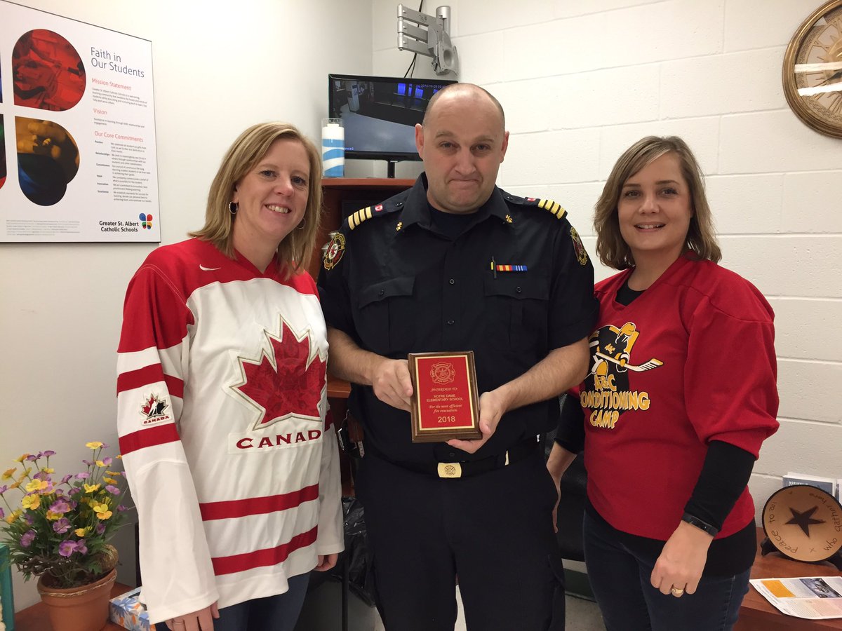 Way to go END! The most efficient fire evacuation in Morinville 😁