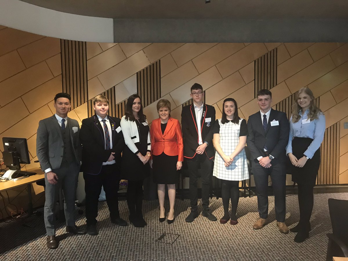 northfieldaca's tweet photo. Our Young Enterprise team Lite had a fantastic time at #BIPC2018. Thank you so much for inviting our pupils to present to the First Minister and the Chamber to showcase their inspiring story. #aspiretobeoutstanding #enterpriseforall @YE_Scotland https://t.co/xNgbQclVFD