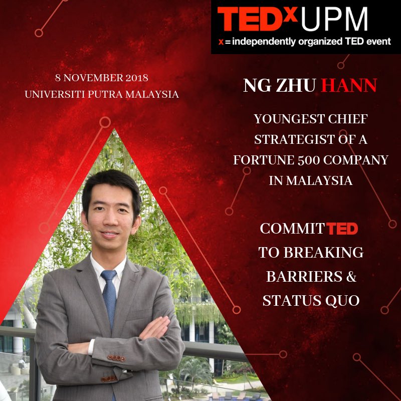 Thanks for the invite #upm #tedxupm #TEDx #universityputramalaysia