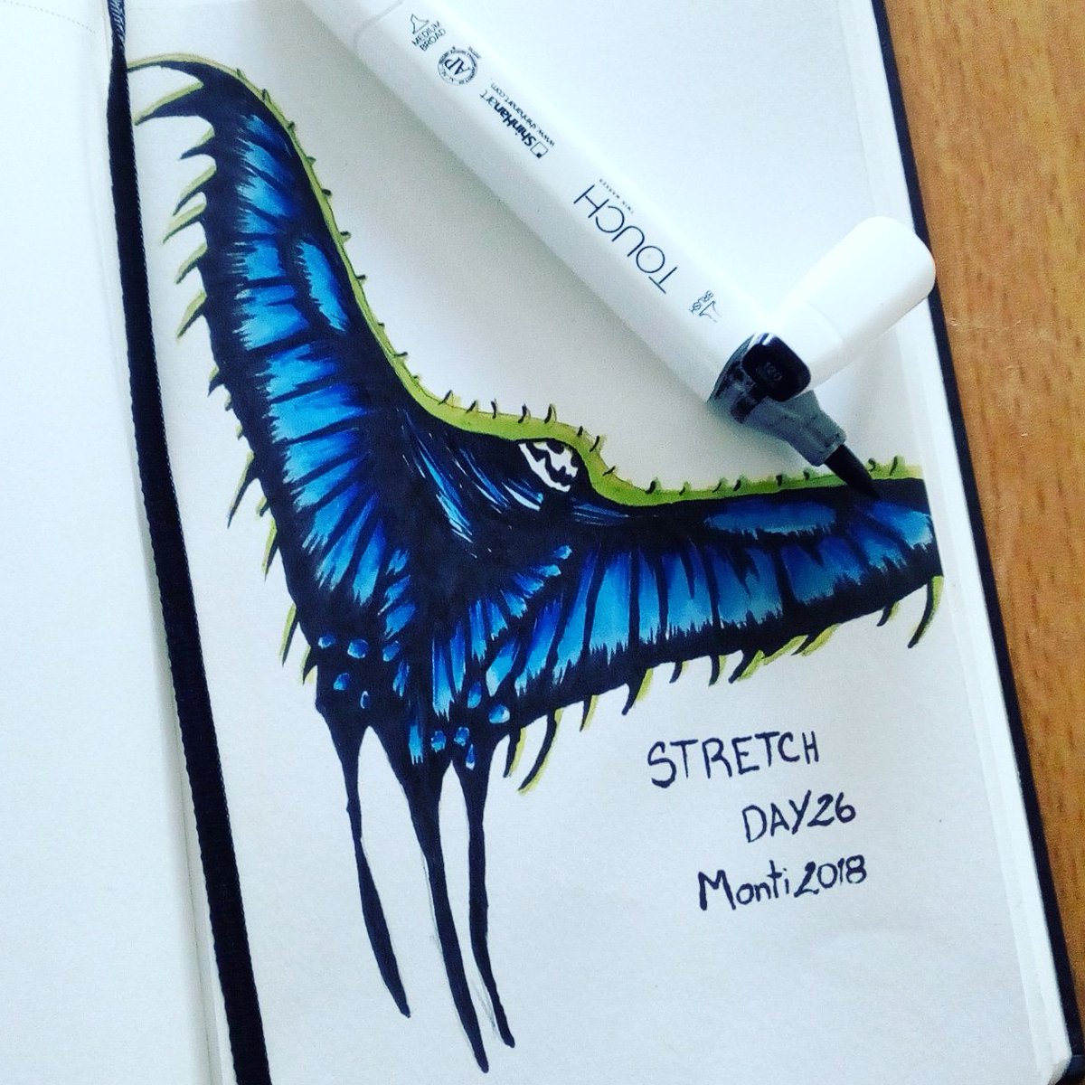 ABMontiJ's tweet photo. Swooping Evil #day26 #Stretch #inktober2018 @inktober inspirado en Fantastic Beasts, siguiendo la lista de @mrjakeparker y los swooping Evil son una criatura puede peligrosa ya que pueden alimentarse de tu cerebro ☠
#fantasticbeasts #fantasticfans #swoopingevil https://t.co/UCzxPd7m89
