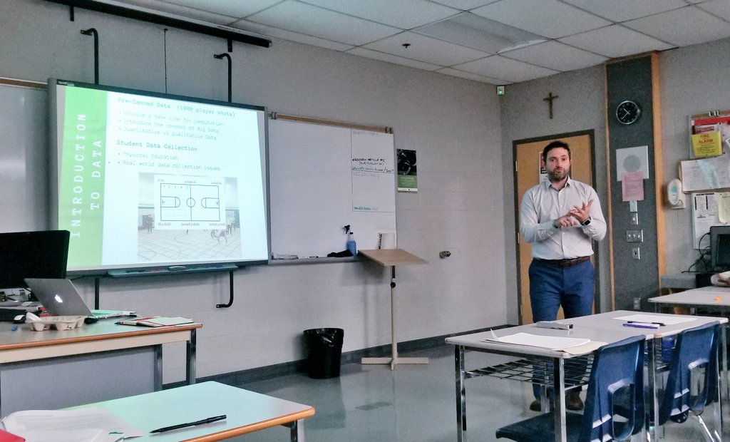 richannesley's tweet photo. @LDCSBSchools staff are fortunate enough to be learning from @teachcodecreate with a sports analytics lens today. #computationalthinking https://t.co/15skrdLqCi