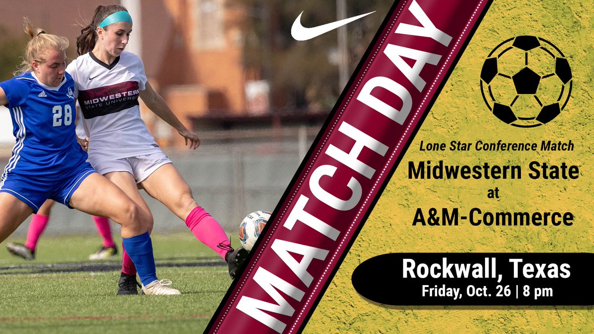 MSUMustangsWSOC (@msuwsoc) on Twitter photo W SOCCER: <a href="/MsuWsoc/">MSUMustangsWSOC</a> match at Texas A&M-Commerce will be played at the Rockwall HS field TONGHT at 8 p.m. due to field conditions. #StangGang
Live Stats: bit.ly/2PmPu7I W SOCCER: <a href="/MsuWsoc/">MSUMustangsWSOC</a> match at Texas A&M-Commerce will be played at the Rockwall HS field TONGHT at 8 p.m. due to field conditions. #StangGang
Live Stats: bit.ly/2PmPu7I