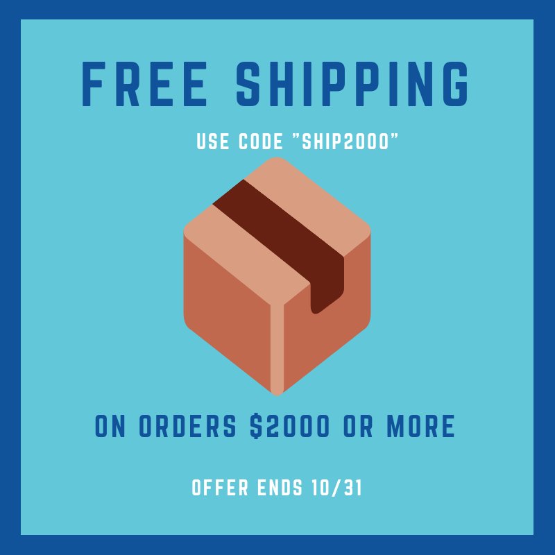 Did someone say free shipping??
Go to thehosecompany.com and spend $2000 or more for FREE SHIPPING!! 
Use code "SHIP2000"
**Ends 10/31** 
#hydraulichose #hydraulichoses #hose #piledriving #piledrivers #construction #pressurewasherhose #savemoney #industrialhose #fittings